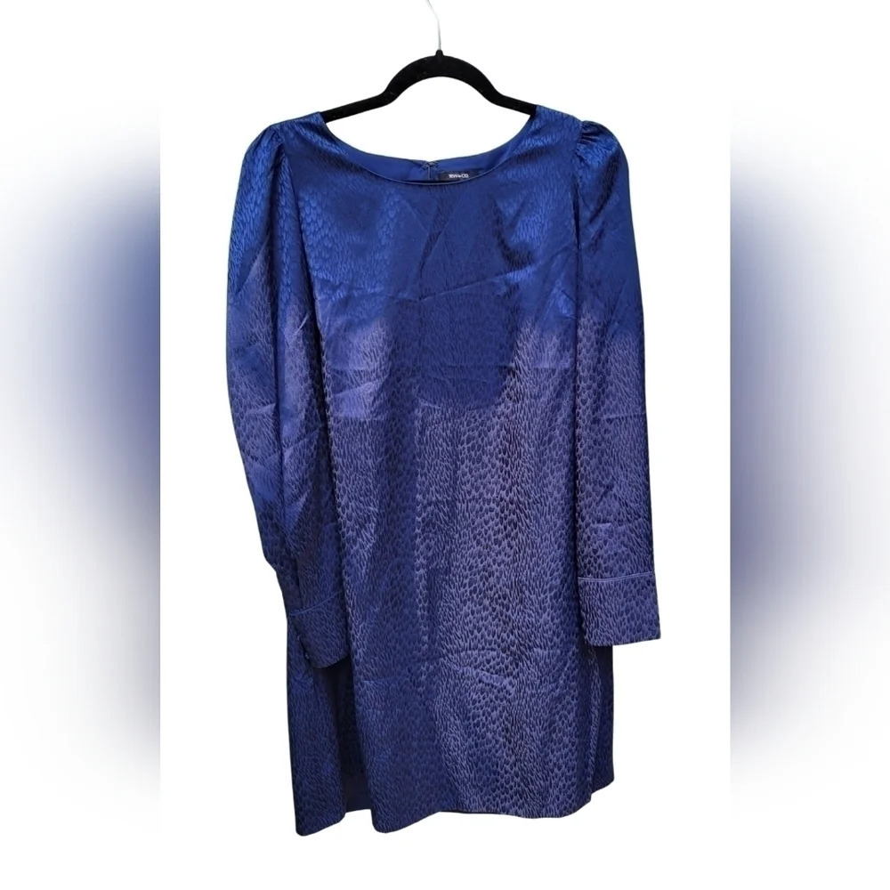 RW &  Co Metallic Jacquard Dress